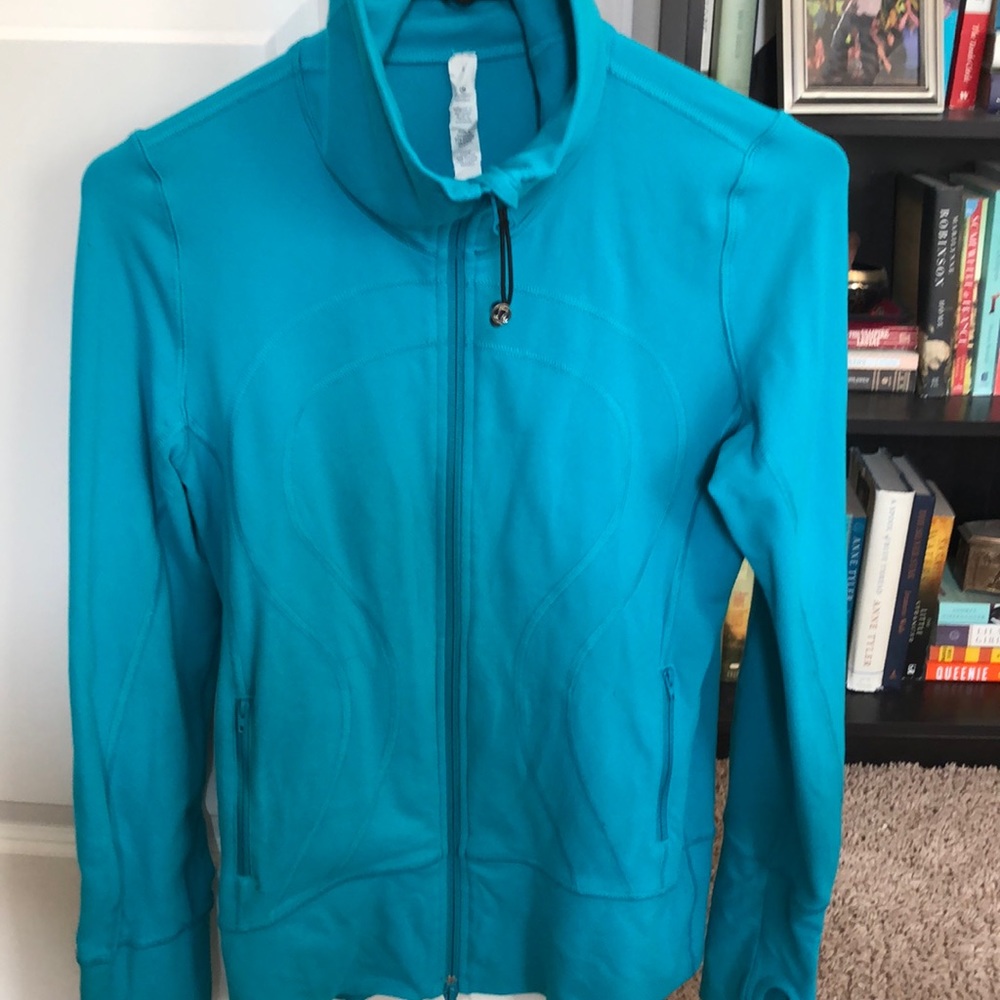 Lululemon Turquoise jacket Size 6